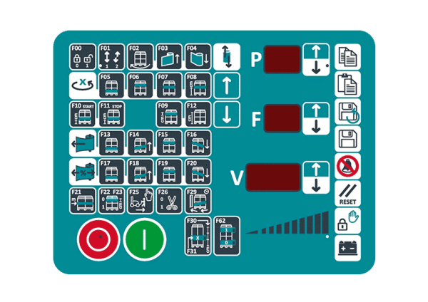 Envolvedora de pallets - Sfera Easy Atlanta - Panel de control